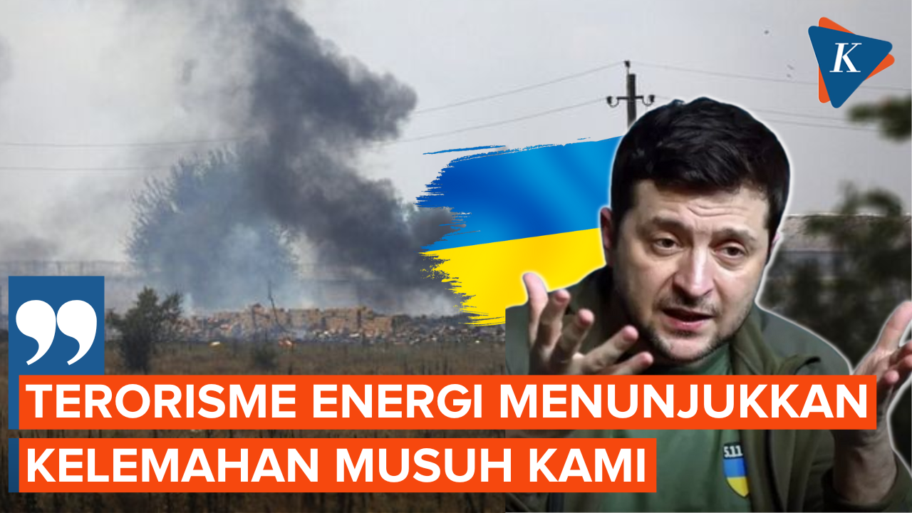 Rusia Serang Fasilitas Listrik Ukraina, Zelensky Menyebutnya Terorisme Energi