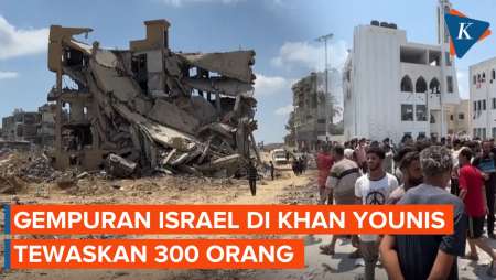 Israel Berhenti Bombardir Khan Younis, 300 Jenazah Ditemukan