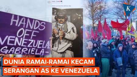 Demo Protes Serangan AS Ke Venezuela, Dari Belanda Sampai Filipina