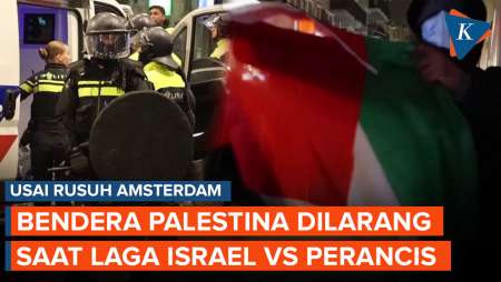 Buntut Bentrok Amsterdam, Perancis Larang Bendera Palestina pada Laga Vs Israel