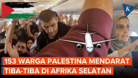 153 Warga Palestina Secara Misterius Tiba Di Afrika Selatan, Entah Dari Mana