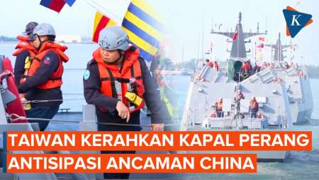 Antisipasi Ancaman China, Taiwan Latihan Militer dengan Kapal Rudal dan Korvet