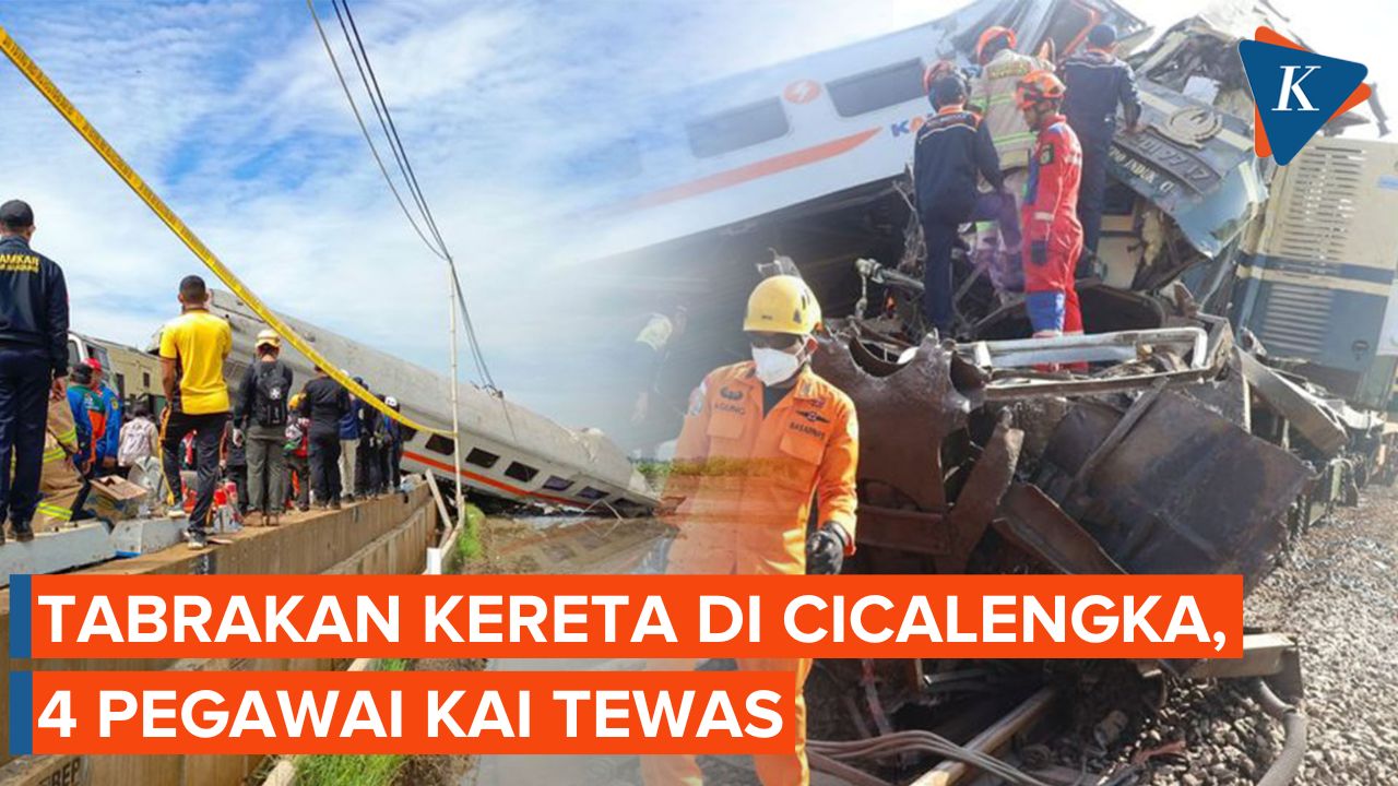 4 Pegawai Kai Tewas Dalam Tabrakan Kereta Api Di Cicalengka Bandung 3125