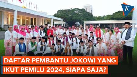 9 Menteri dan Wakil Menteri Jokowi Daftar Caleg di Pemilu 2024