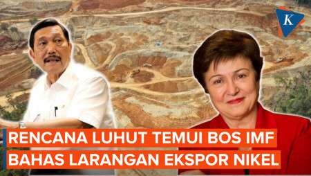 Luhut Bakal Temui Bos IMF Bahas Larangan Ekspor Nikel