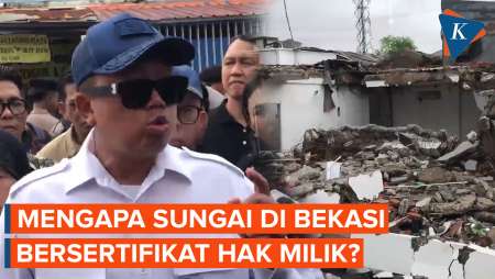 Sungai di  Bekasi Bersertifikat Hak Milik, Kok Bisa? Ini Penjelasan Menteri Nusron