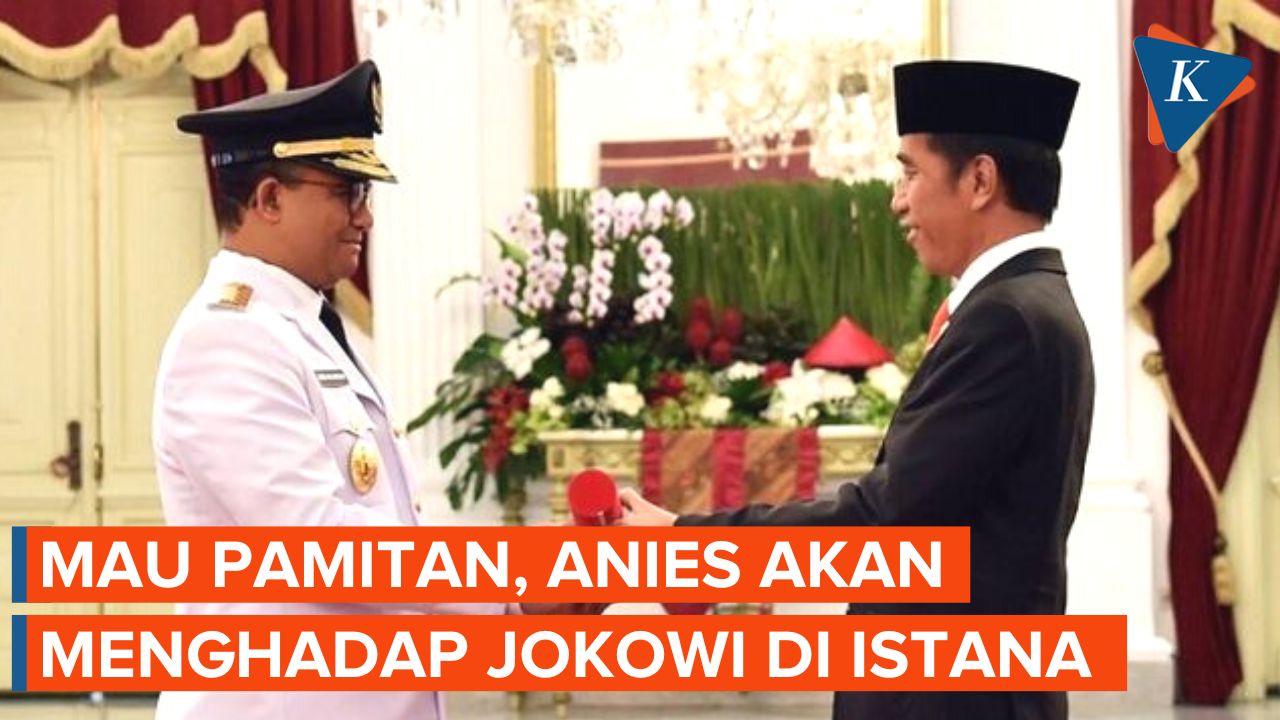 Pamit sebagai Gubernur DKI, Anies Akan Menghadap Jokowi Hari Ini