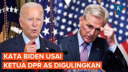 Ini Harapan Biden Usai Ketua DPR AS Kevin Mccarthy Digulingkan