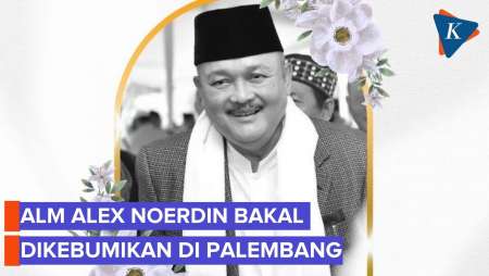 Alm Alex Noerdin Bakal Dikebumikan di Palembang, Dishalatkan di Masjid Agung