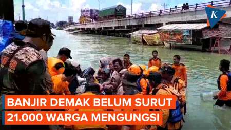 Update Banjir Demak, 21.000 Warga Mengungsi Terbanyak di Awal 2024