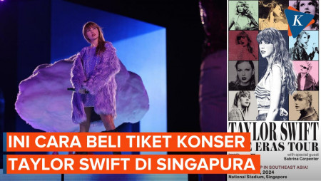 Cara Beli Tiket Konser Taylor Swift di Singapura, Presale Mulai Besok!