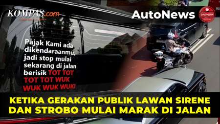 Gerakan Publik Lawan Sirene dan Strobo Mulai Marak di Jalan