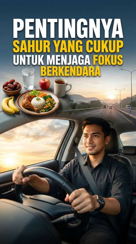 Pentingnya Sahur Yang Cukup Untuk Menjaga Fokus Berkendara