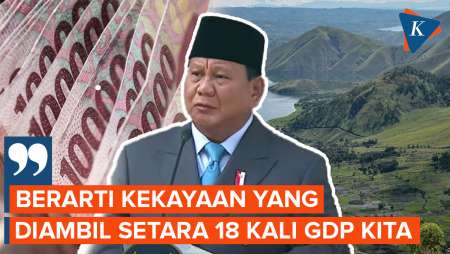 Prabowo Klaim Belanda Rampas Harta Negara USD 31 Triliun, Setara 140 Tahun Anggaran RI