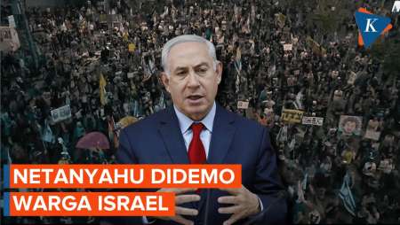 Netanyahu Didemo! Warga Israel Tuntut Gencatan Senjata dan Pembebasan Sandera