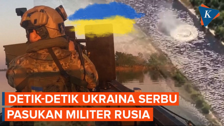 Detik-detik Ukraina Serang Pasukan Militer Rusia