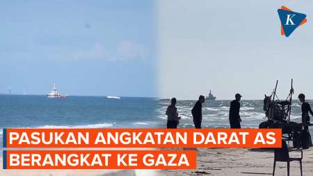 Kapal-kapal Militer AS Berlayar ke Gaza, Dermaga Terapung Siap Dibangun