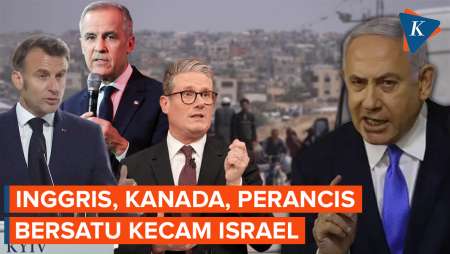 Tuntut Berhenti Serang Gaza! Inggris, Kanada, dan Perancis Kompak Ancam Israel