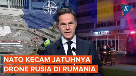 Reaksi NATO Setelah Drone Rusia Hantam Rumania