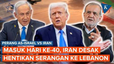 Hari Ke-41 Perang AS-Israel Vs Iran: Israel Siap Bertempur Lagi, Iran Pertanyakan Gencatan Senjata