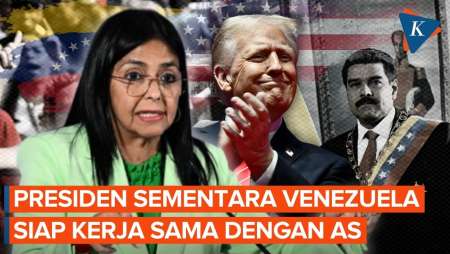 Tiba-tiba Melunak, Presiden Sementara Venezuela Siap Kerja Sama Dengan AS