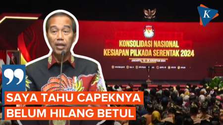 Apresiasi KPU, Jokowi: Capek Pemilu Belum Hilang, Beberapa Hari Lagi Sudah Pilkada