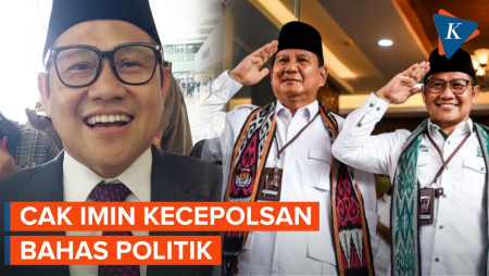 Momen Cak Imin Keceplosan Bahas Pilpres, padahal Dilarang Kiai...