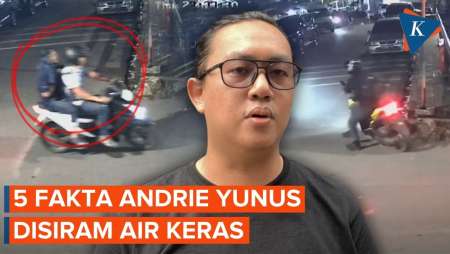 5 Fakta Andrie Yunus Disiram Air Keras, Speedometer Motor Melepuh