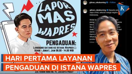 Pantauan Hari Pertama Lapor Mas Wapres yang Dibuat Gibran