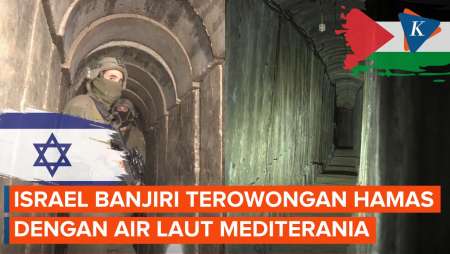 Israel Membanjiri Terowongan Milik Hamas dengan Air Laut Mediterania