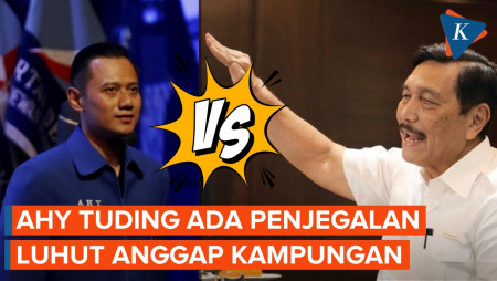 Anggap Pernyataan AHY Kampungan, Luhut Jamin Jokowi Tak Akan Jegal Siapa Pun