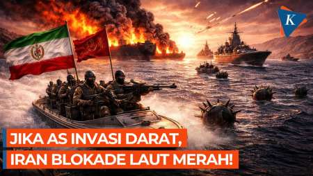 Iran Tak Gentar Dan Tebar Ancaman, Siap Tutup Laut Merah Jika AS Nekat Invasi Darat