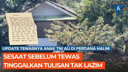 Tulisan Tak Lazim Ditinggalkan Anak Pamen TNI AU Sebelum Tewas