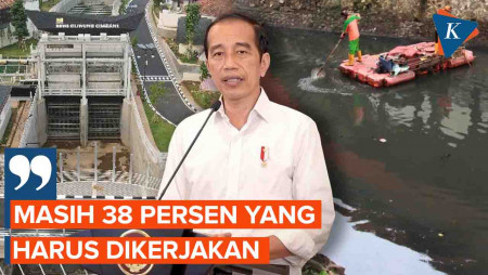 Jokowi: Normalisasi Ciliwung Belum Rampung, Belum Atasi Banjir Jakarta