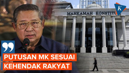 Puas dengan Putusan MK, SBY Sebut Sesuai Harapan Rakyat