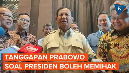 Kata Prabowo soal Jokowi Sebut Presiden Boleh Berpihak dan Berkampanye