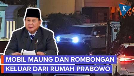 Saat MK Putuskan Gugatan Ijazah Gibran, Mobil Maung dan Rombongan VVIP Tinggalkan Rumah Prabowo