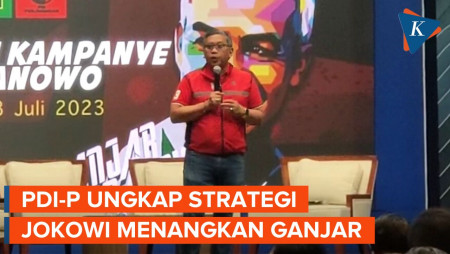 PDI-P Ungkap Strategi Jokowi Bantu Menangkan Ganjar di Pilpres 2024