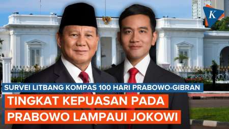 Survei Litbang Kompas 100 Hari Kinerja Prabowo, Tingkat Kepuasan Lampaui Jokowi, Ini Penyebabnya