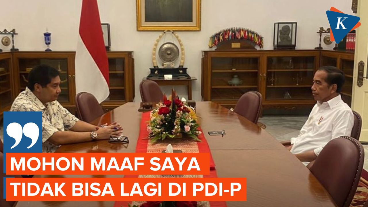 Pamit Dari PDI-P, Maruarar Sirait Bagikan Foto Bertemu Jokowi