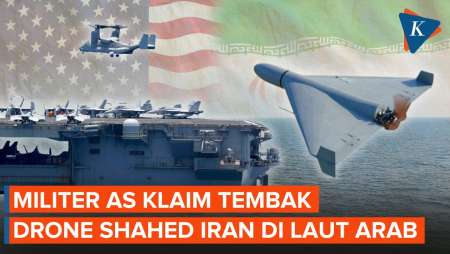 Jet Tempur AS Tembak Jatuh Drone Iran yang Dekati USS Abraham Lincoln
