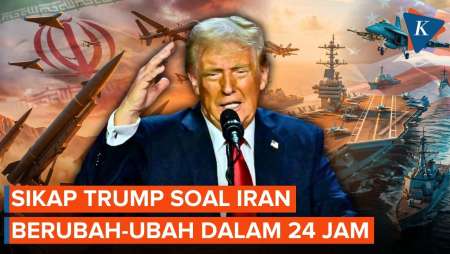 Trump "Mencla-mencle" Soal Iran, Dari Gencatan Senjata Jadi Ancaman Bom!