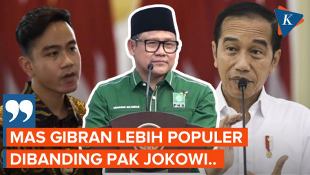 Momen Cak Imin Sebut Gibran Wali Kota Terpopuler