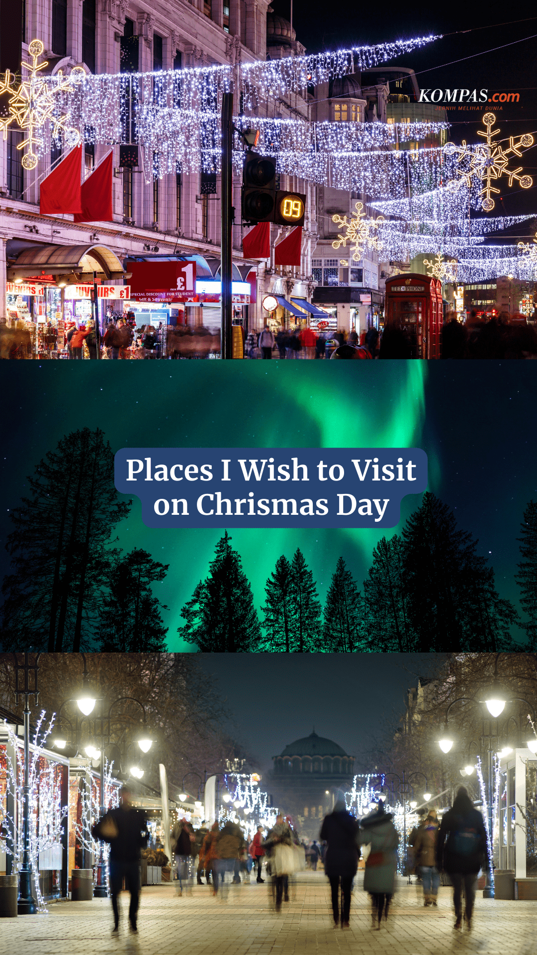 Places I Wish to Visit on Christmas Day