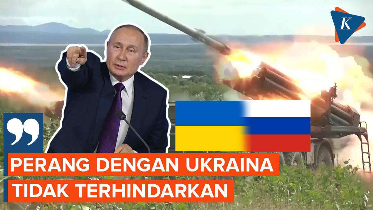Putin Sebut Perang dengan Ukraina Tak Terhindarkan