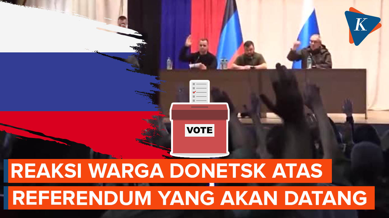 Reaksi Warga Donetsk terhadap Referendum yang Akan Datang