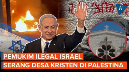 Meresahkan! Pemukim Ilegal Israel Terus Serang Desa Kristen di Palestina