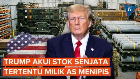 Trump Akhirnya Akui Stok Amunisi AS Menipis untuk Senjata Tertentu