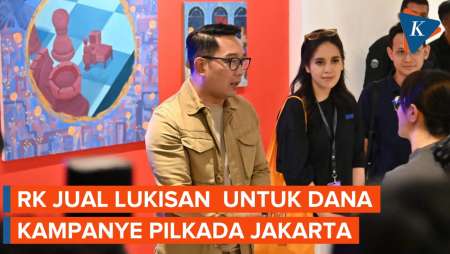 Demi Tambah Dana Kampanye, Ridwan Kamil Jual Karya Buatannya 