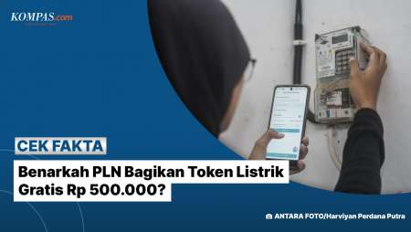 Benarkah PLN Bagikan Token Listrik Gratis Rp 500.000?
